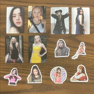 Blackpink stickers and photocards collectibles